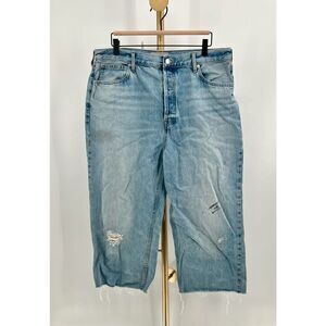 Everlane '90s Way-High Jeans - Paint Splatter